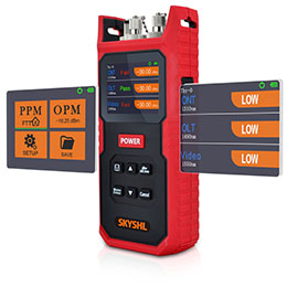 SKYSHL 1310nm 1490nm 1550nm PON Optical Fiber Power Meter - PON OPM