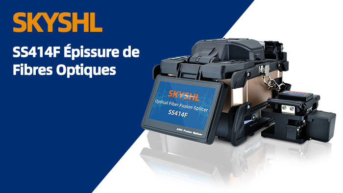 SKYSHL SS414F Optical Fiber Fusion Splicer fiber splicing video