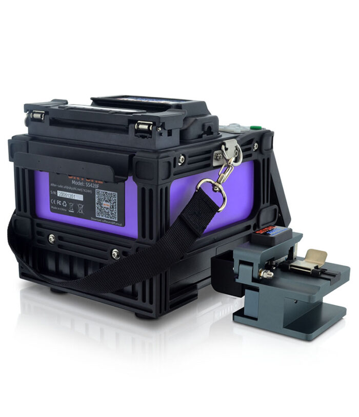 SKYSHL SS428F Optical Fiber Fusion Splicer fiber splicing video