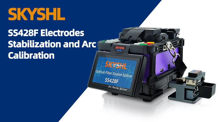 SKYSHL SS428F Optical Fiber Fusion Splicer fiber splicing video