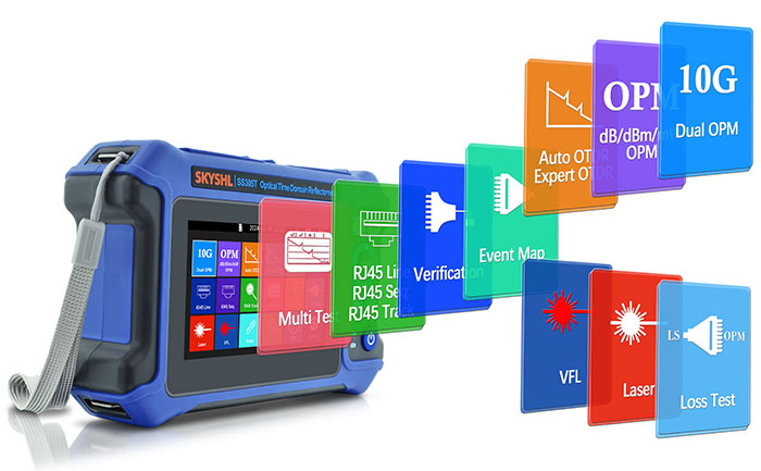 SS305T 1310nm 1550nm 1610nm singlemode optical time domain reflectometer otdr tester
