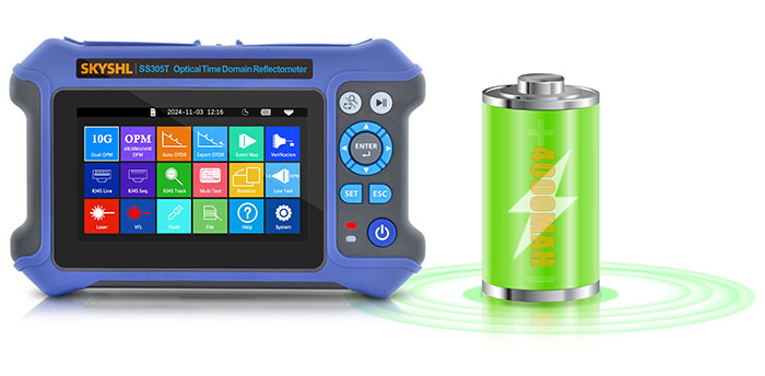 SS305T 1310nm 1550nm 1610nm singlemode optical time domain reflectometer otdr tester