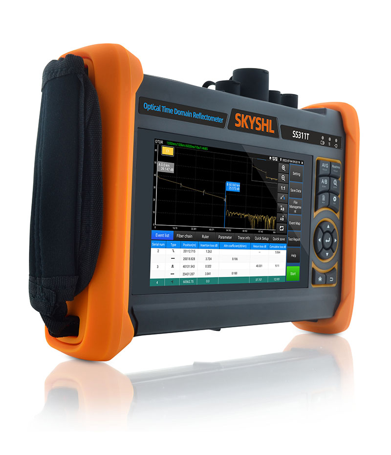 SS311T SM 1310nm 1550nm 1610nm 1625nm PON SM single mode optical time domain reflectometer otdr tester and CCTV IP Camera tester