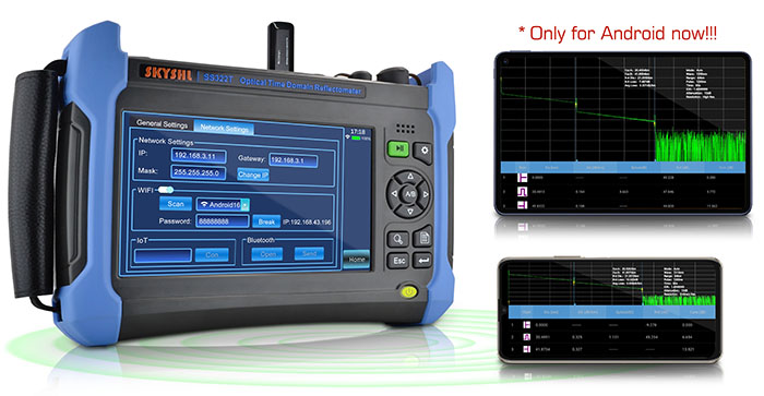 SS322T SM 1310nm 1550nm SM single mode optical time domain reflectometer otdr tester