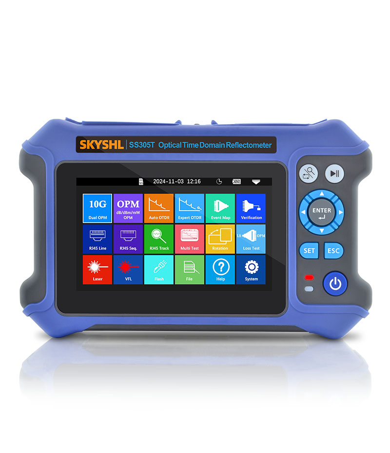 SS305T 1310nm 1550nm 1610nm singlemode optical time domain reflectometer otdr tester