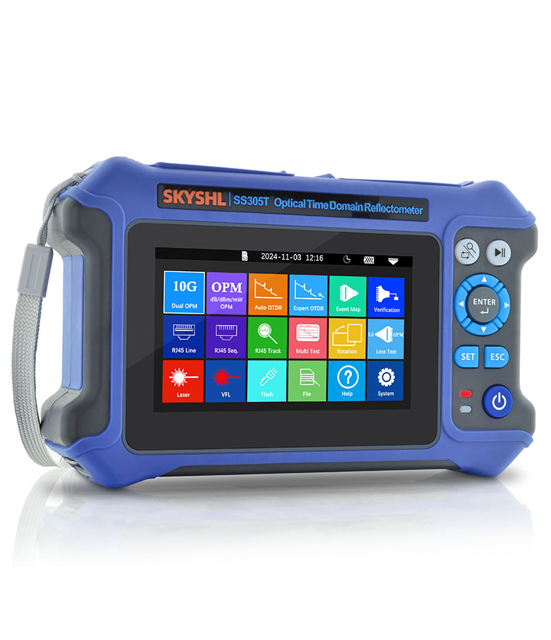 SS305T 1310nm 1550nm 1610nm singlemode optical time domain reflectometer otdr tester