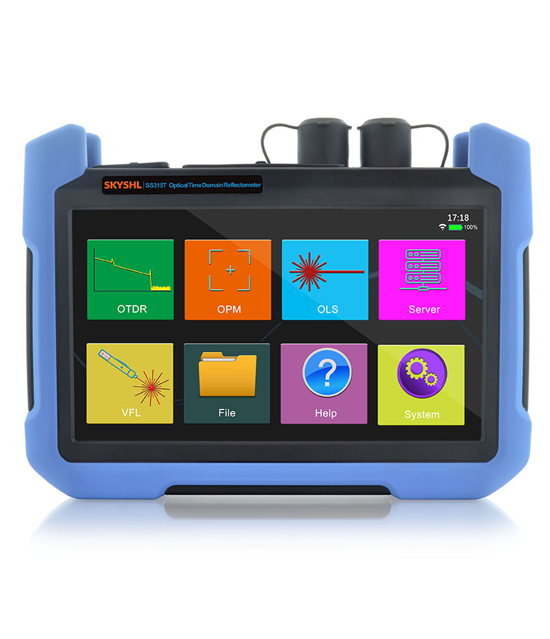 SUWOLF OTDR 4-in-1 – 850/1300nm, 60km, 7-Zoll Touchscreen, Mit VFL & OPM & OLS