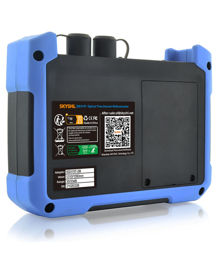 SS315T 1310nm 1550nm SM single mode optical time domain reflectometer otdr tester event map
