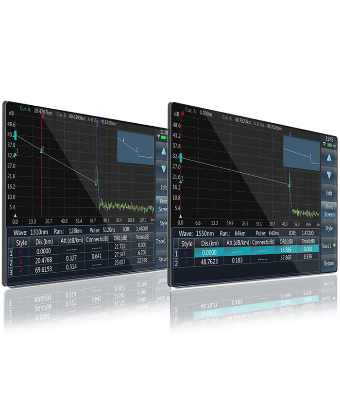 SS322T SM 1310nm 1550nm SM single mode optical time domain reflectometer otdr tester