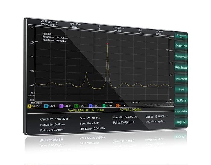 SKYSHL SS912A Optical Spectrum Analyzer – High-Resolution 20pm, 73dB Dynamic Range, 600-1700nm Wavelength