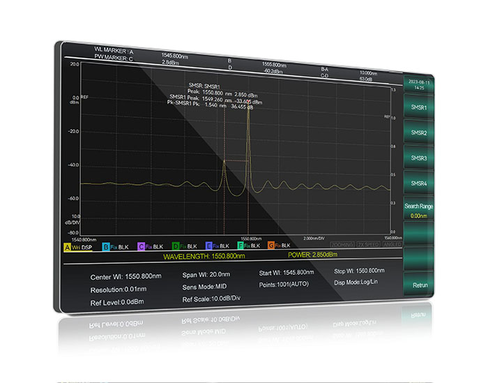 SKYSHL SS912A Optical Spectrum Analyzer – High-Resolution 20pm, 73dB Dynamic Range, 600-1700nm Wavelength