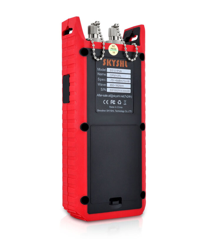 SS101PVA SS101PVC 850nm,1300nm,1310nm,1490nm,1550nm,1625nm Portable Optical Fiber Power Meter