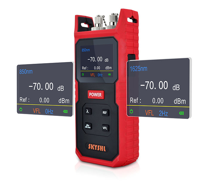 SS101PVA SS101PVC 850nm,1300nm,1310nm,1490nm,1550nm,1625nm Portable Optical Fiber Power Meter