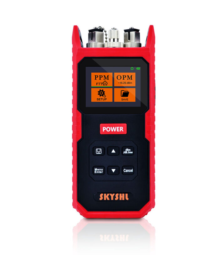 SS102PA SS102PC 1310nm 1490nm 1550nm PON Optical Power Meter with 850nm,1300nm,1310nm,1490nm,1550nm,1625nm Optical Fiber Power Meter OPM