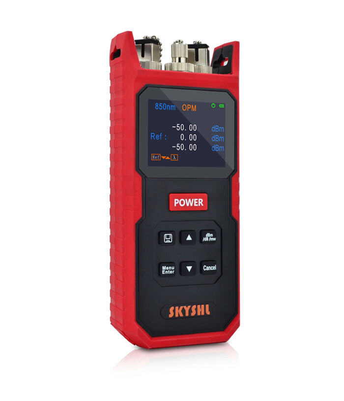 SS102PA SS102PC 1310nm 1490nm 1550nm PON Optical Power Meter with 850nm,1300nm,1310nm,1490nm,1550nm,1625nm Optical Fiber Power Meter OPM