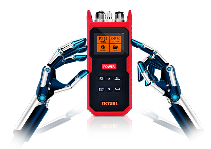 SS102PA SS102PC 1310nm 1490nm 1550nm PON Optical Power Meter with 850nm,1300nm,1310nm,1490nm,1550nm,1625nm Optical Fiber Power Meter OPM