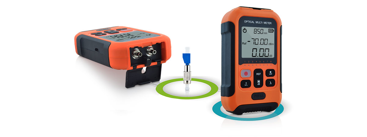 SS103PVA SS103PVC 850nm,980nm,1270nm,1300nm,1310nm,1490nm,1550nm,1577nm,1625nm,1650nm singlemode / SM Multimode / MM Portable Optical Fiber Power Meter