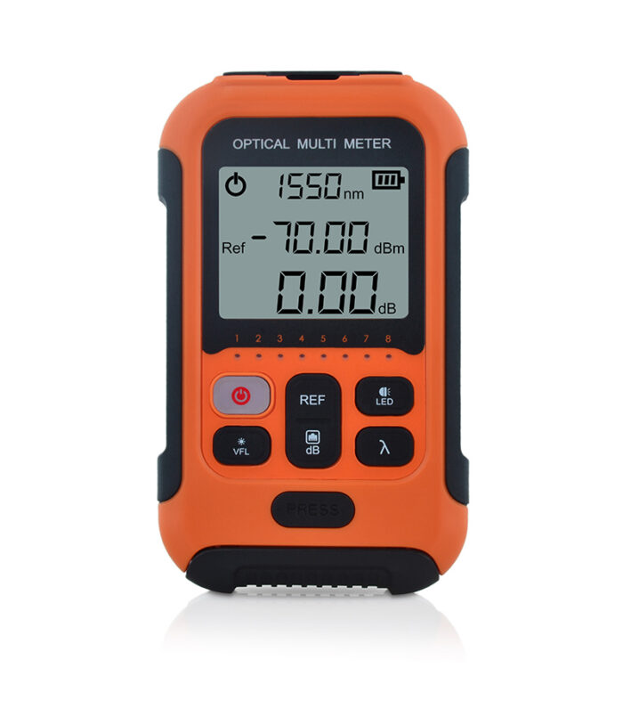 SS103PVA SS103PVC 850nm,980nm,1270nm,1300nm,1310nm,1490nm,1550nm,1577nm,1625nm,1650nm singlemode / SM Multimode / MM Portable Optical Fiber Power Meter
