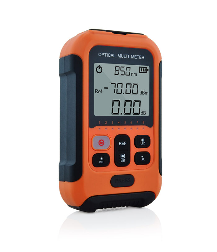SS103PVA SS103PVC 850nm,980nm,1270nm,1300nm,1310nm,1490nm,1550nm,1577nm,1625nm,1650nm singlemode / SM Multimode / MM Portable Optical Fiber Power Meter