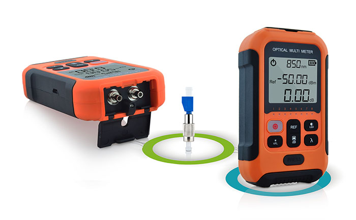 SS103PVA SS103PVC 850nm,980nm,1270nm,1300nm,1310nm,1490nm,1550nm,1577nm,1625nm,1650nm singlemode / SM Multimode / MM Portable Optical Fiber Power Meter