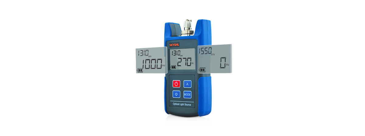 SS103 850nm 1300nm 1310nm 1490nm and 1550nm Optical Light Source OLS