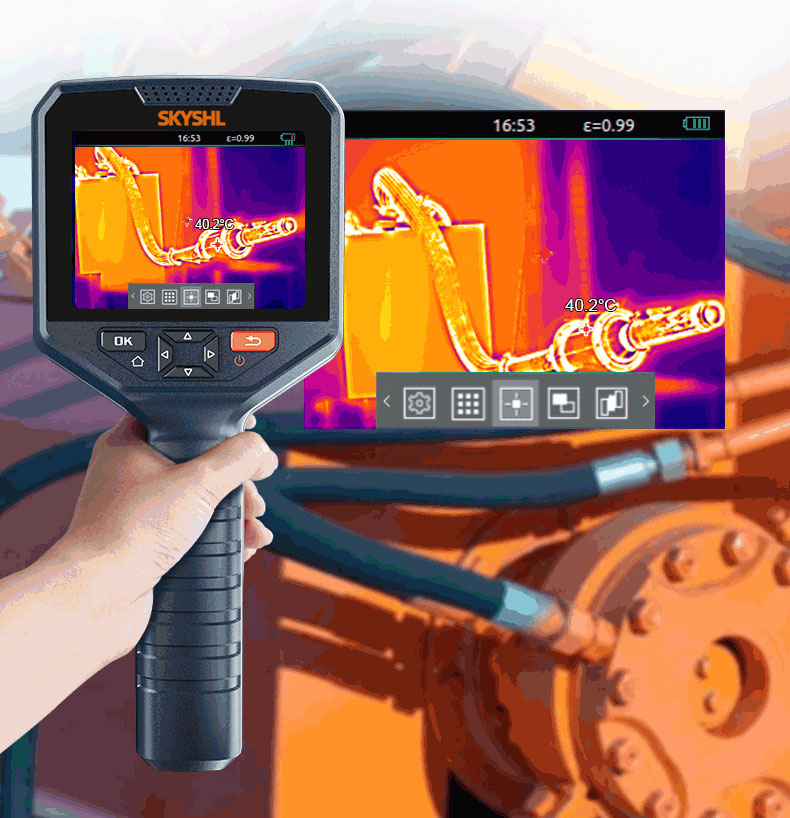 SS112A infrared thermal imaging Hot and Cold Temperature Tracking