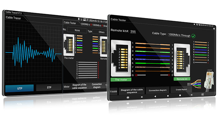 Comprehensive Cable Diagnostics & Network Analysis