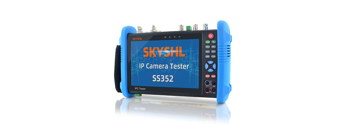 SKYSHL SS352 Series 8K H.265 HD IP camera CCTV tester battery