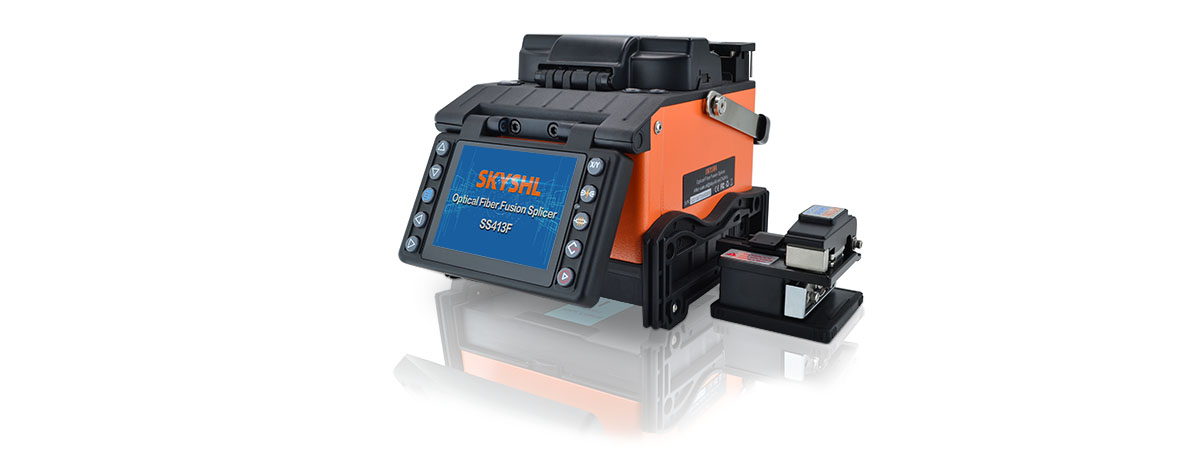 SKYSHL SS413F Optical Fiber Fusion Splicer fiber splicing video