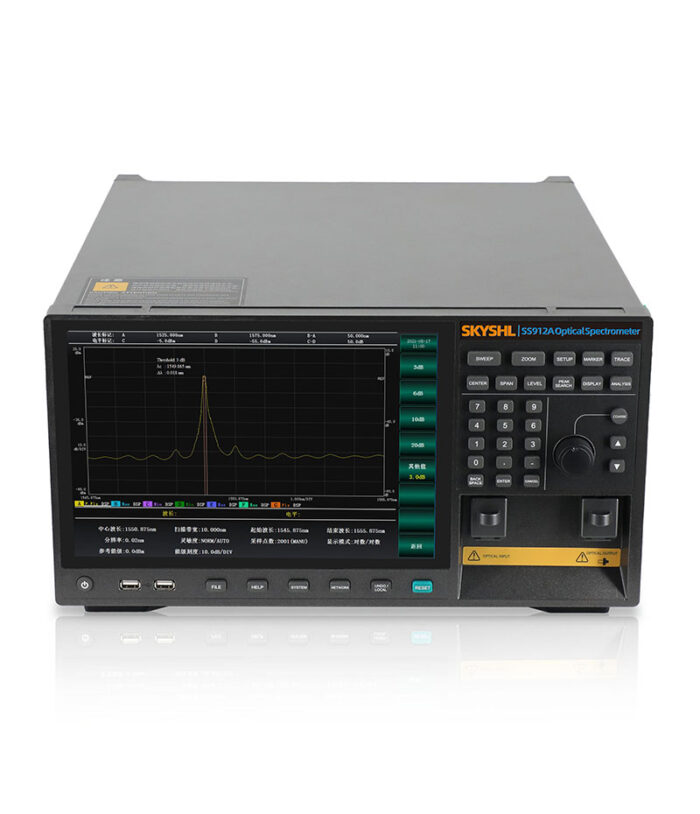 SKYSHL SS912A Optical Spectrum Analyzer – High-Resolution 20pm, 73dB Dynamic Range, 600-1700nm Wavelength