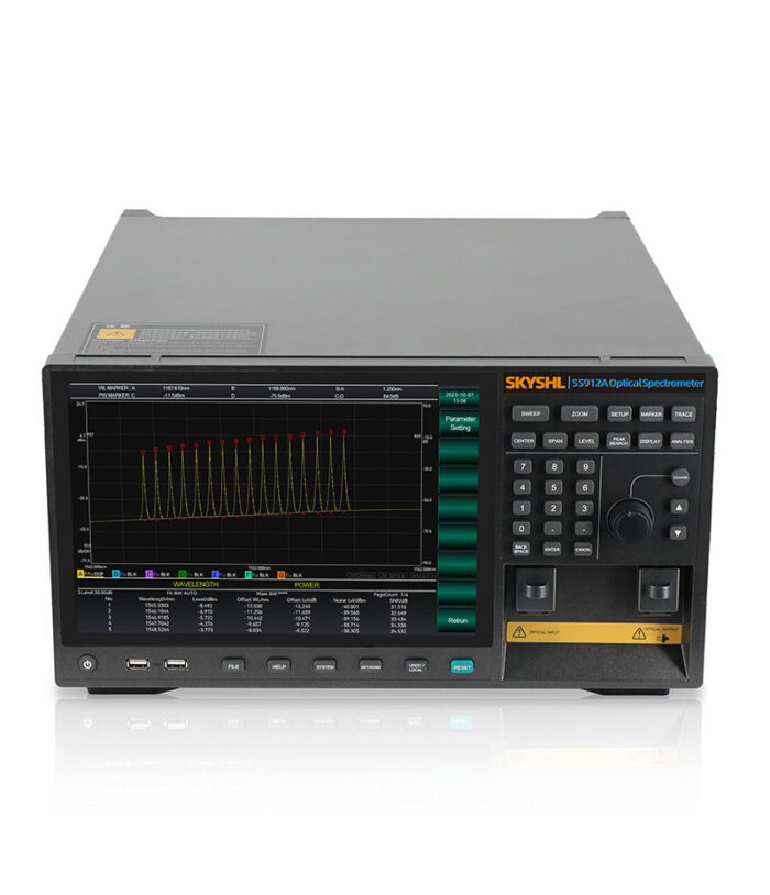 SKYSHL SS912A Optical Spectrum Analyzer – High-Resolution 20pm, 73dB Dynamic Range, 600-1700nm Wavelength