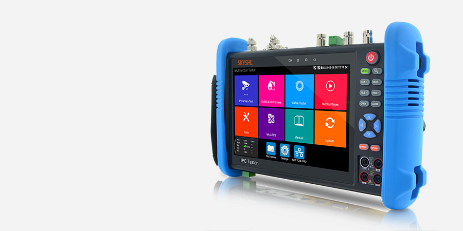 SKYSHL SS352 Series 8K H.265 HD IP camera CCTV tester battery